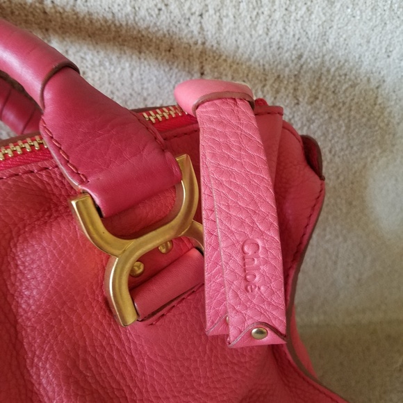 SOLD Chloe Marcie Large Paradise Pink Bag - Picture 4 of 8